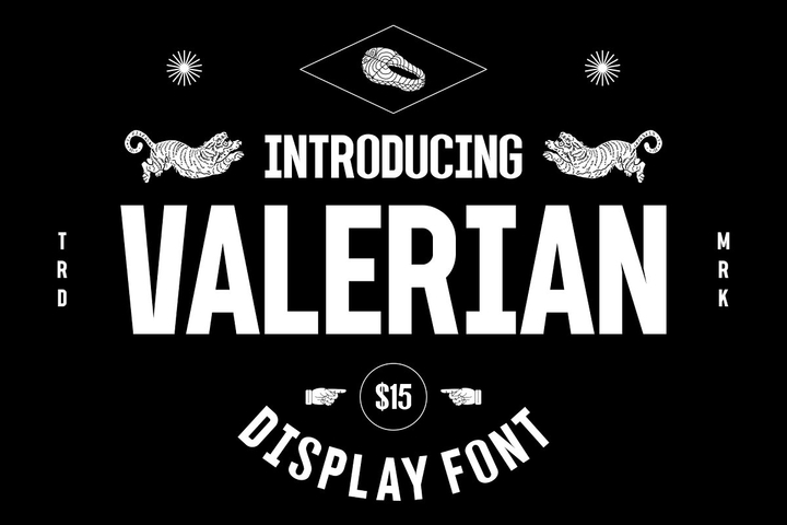 Example font Valerian #1